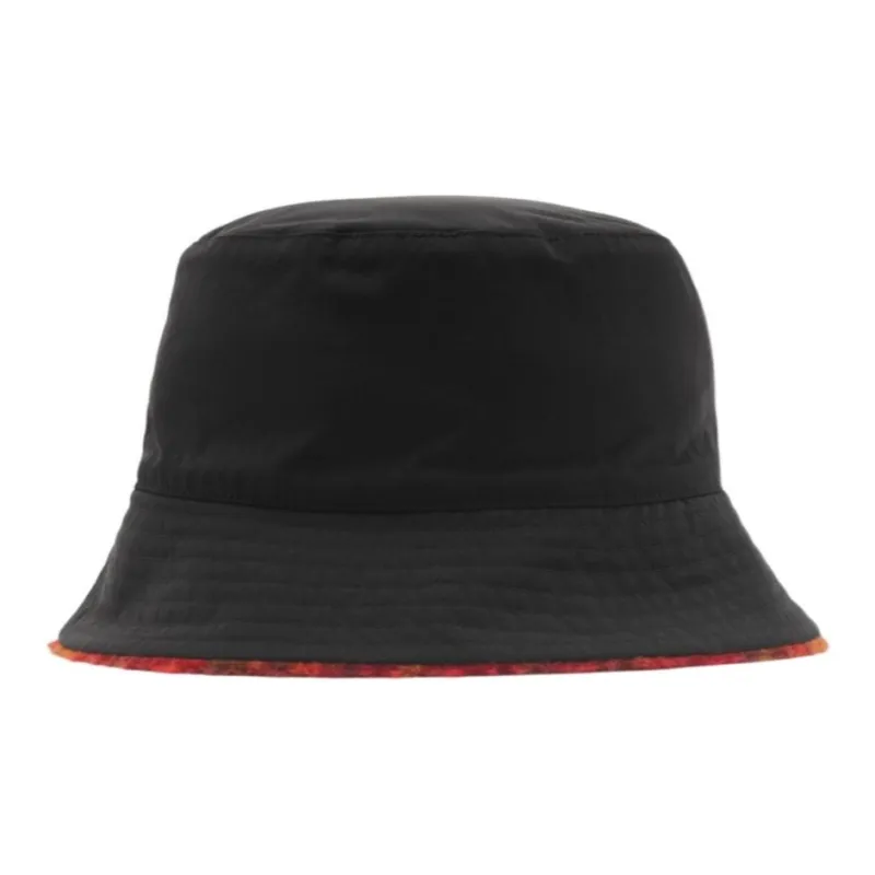 Burberry Polyester Wool Fibers Bucket Hats Unisex Red/Black-2