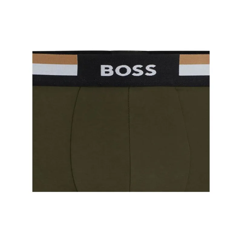 HUGO BOSS SS24 Underpants Men's 1 Pack Dark Green-5