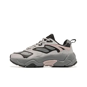 QIAODAN Anti Slip And Wear Resistant Breathable Low Top Casual Shoes Women's Gray