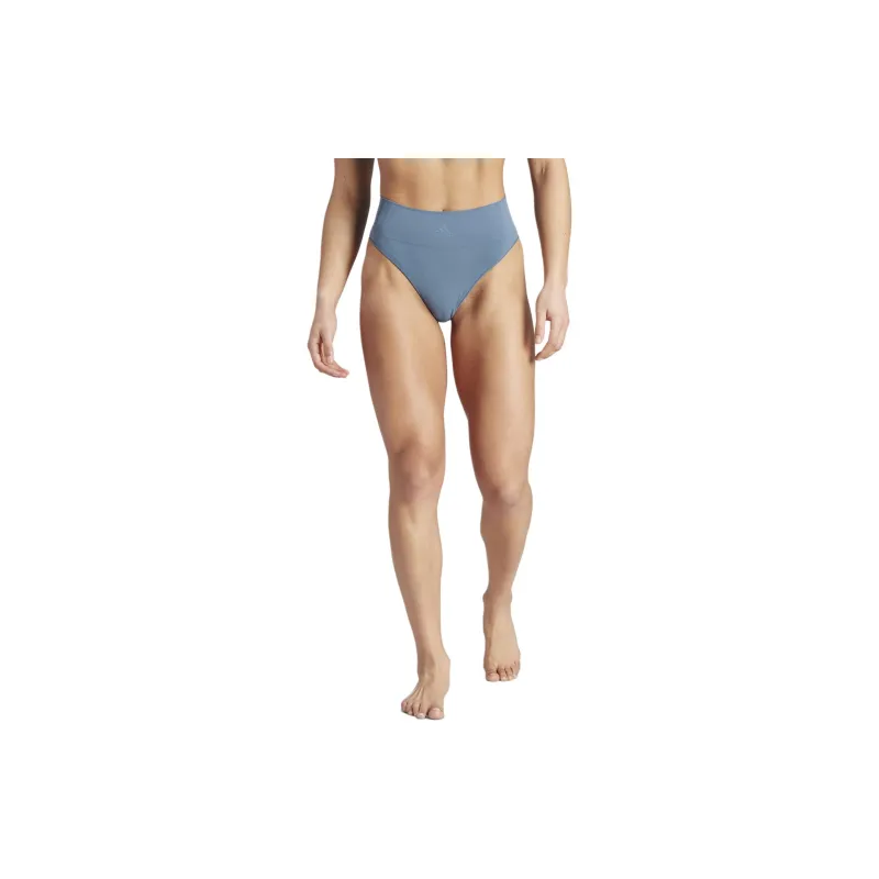 Adidas ACTIVE SEAMLESS MICRO-STRETCH HI-LEG UNDERWEAR Underpants Women's 1 Pack Light Blue-2