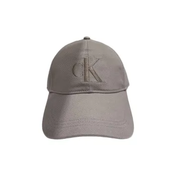 CALVIN KLEIN Cotton Baseball Caps Unisex Gray