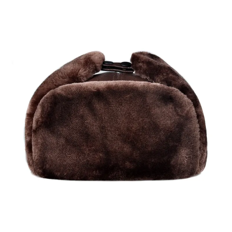 BANDICOOT Sheepskin Trapper Hats Men's-5