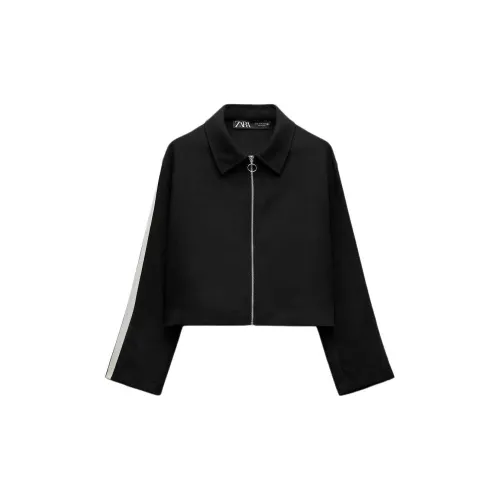 ZARA Jackets Women's Black