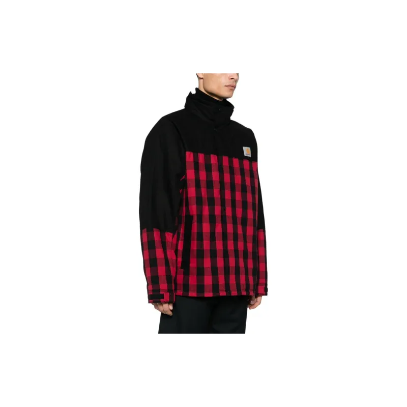 JUNYA WATANABE Logo Patch Checked Jacket-3