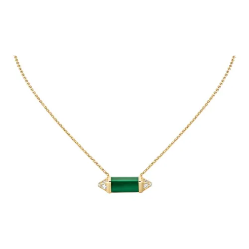 CARTIER Les Berlingots De Cartier Collection Diamonds In 18K Gold Necklaces Unisex