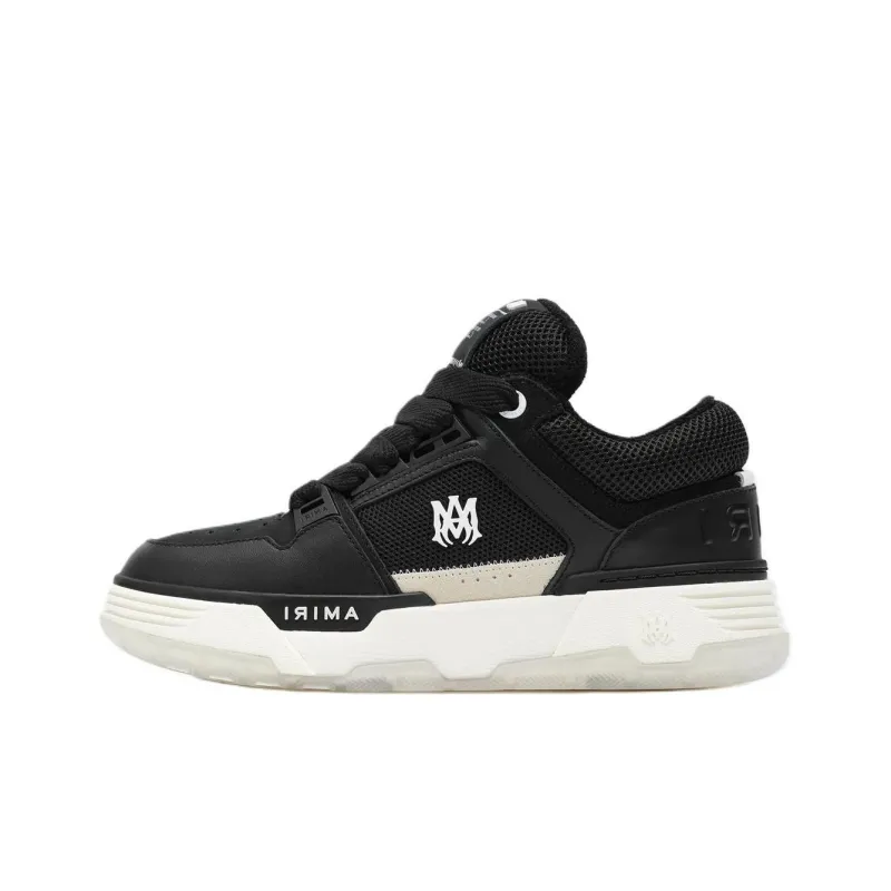 AMIRI MA 1 Low Top Skateboard Shoes Women's Black-0