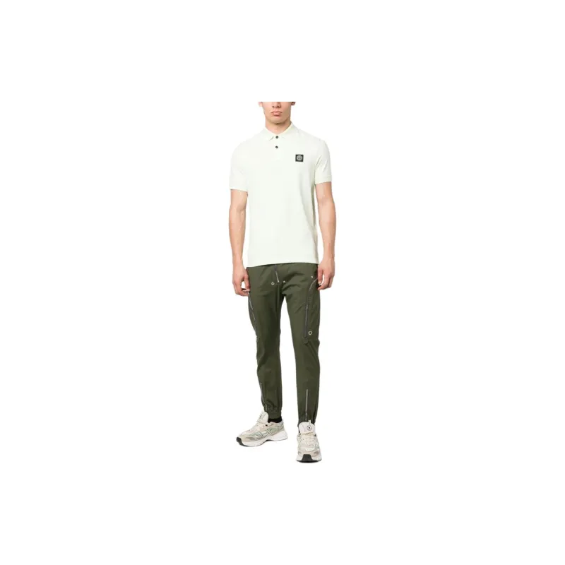 STONE ISLAND Logo Poloshirt-4