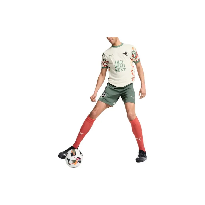 PUMA DRYCELLPalermo F.C. 24/25 Third Jersey Youth DryCELL Soccer Jerseys Men's Warm White/Eucalyptus-2