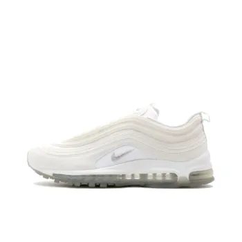 Nike Air Max 97 Cushioning Breathable Low-Top Running Shoes Unisex Ecru