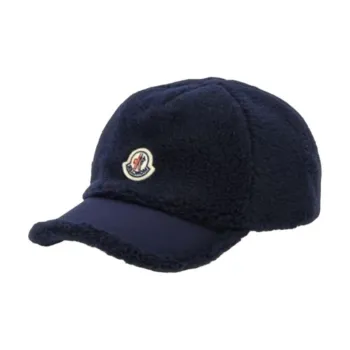 Moncler Logo Patch Fleece Cap