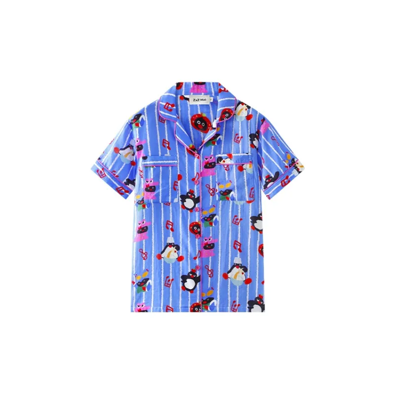Wabi Town Pajama Set Women's Blue-1