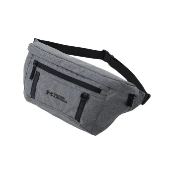 Under Armour Polyester Shoulder Bag Crossbody Bag Large Size Unisex Gray