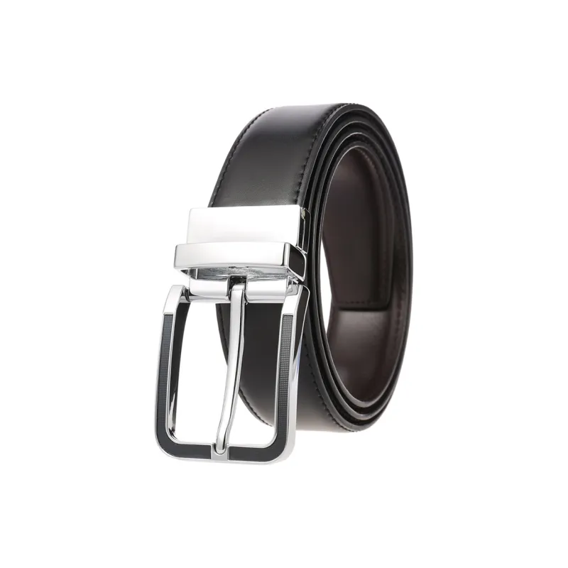 Yalu Preferred Cow Split Leather Belts Men's 3.5CM-0
