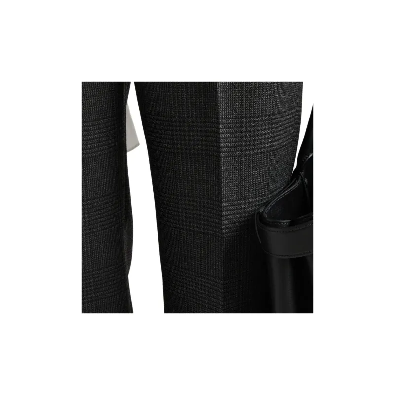PRADA Prince Of Wales Check Trousers-3