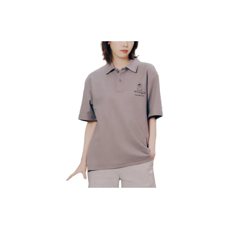 New Balance Polo Shirt Unisex Gray-2