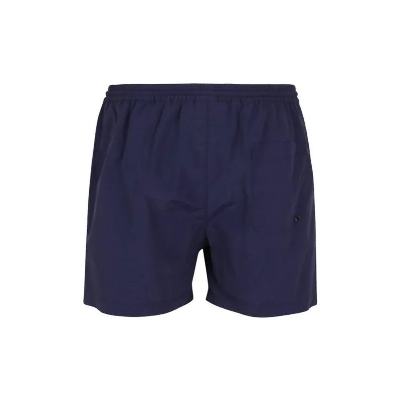 MSGM Logo Printed Swim Shorts-1