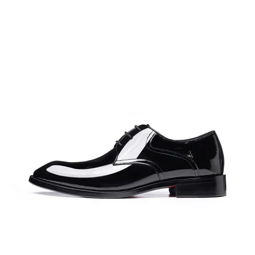 LAORENTOU Dress Shoes Men Low Top