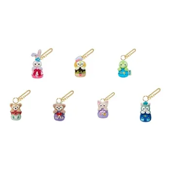 Disney Figure Print Duffy And Friends Hide And Seek Collection Set Dolls Plush Pendant 8.5cm 9cm Height
