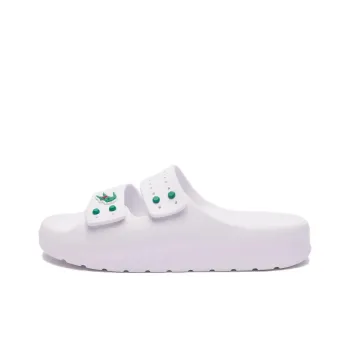 CLOT x LACOSTE Slide Slippers Men's White