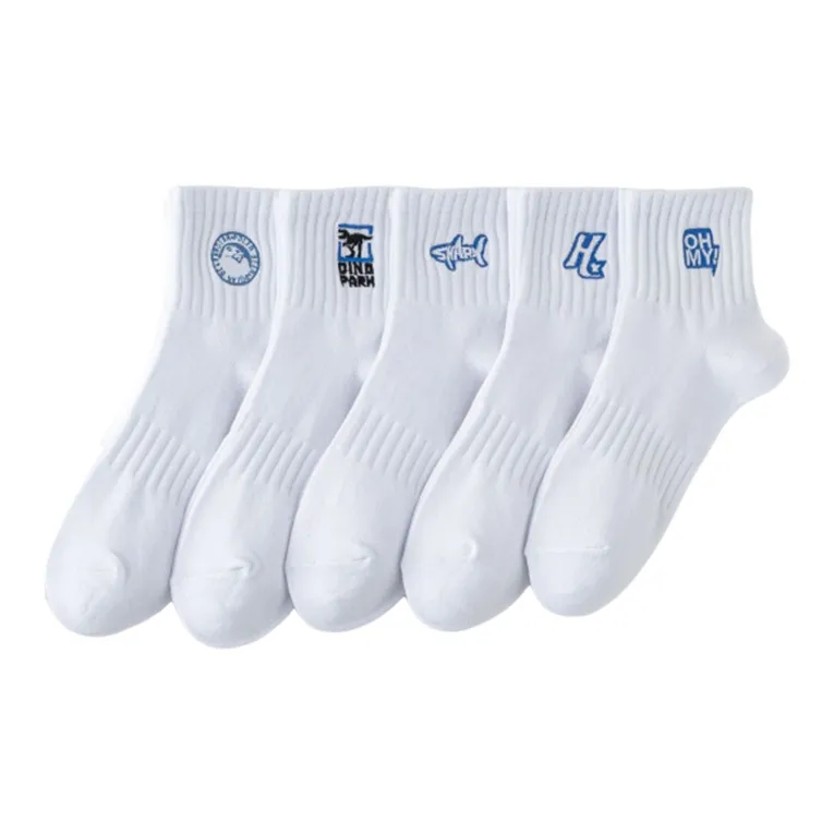 Caramella Ankle Socks Unisex 5 Pack Mixed Color-3
