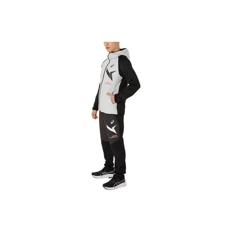 Asics AIM TRG Hybrid Jackets & Coats Men's High Performance Black X Concrete Color-4