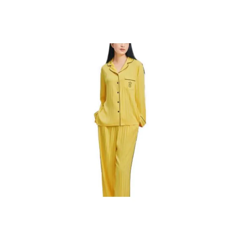 Victoria's Secret Pajama Set Women's Sunset Yellow-1