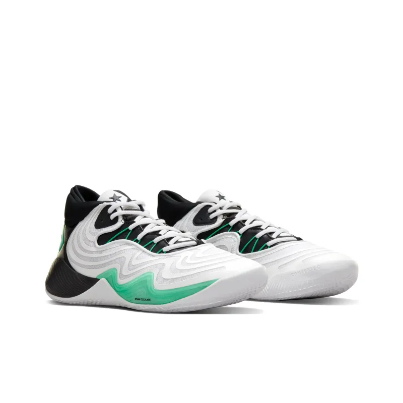 Converse All Star Bb Shift White Black Apex Green-4