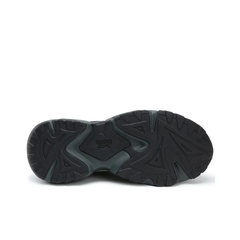 Reebok FLUFFI PUFF CN Anti Slip Wear Resistant Breathable Height Increasing Low Top Running Shoes Unisex Gray Green-4