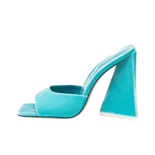 The Attico Devon Slide Slippers 12cm Women's Blue