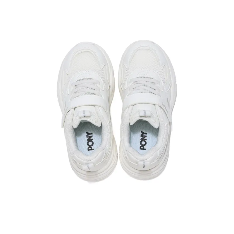 PONY MODERN Slip Resistant Cushioning Wear Resistant Kids Lifestyle Shoes White Gray Kids'-3