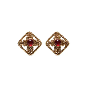 Givenchy Bead embellished Clip on Earrings