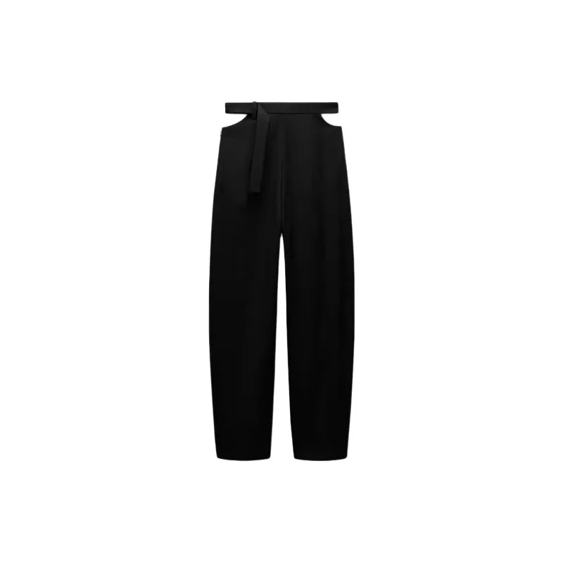 ZARA ZW Series Casual Pants Women's Black-1