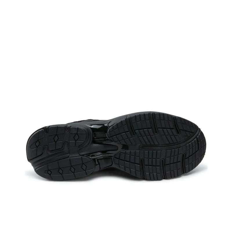 Reebok Wear resistant, Lightweight, Breathable, And Non slip. Low Top Running Shoes Unisex Black Warrior-4