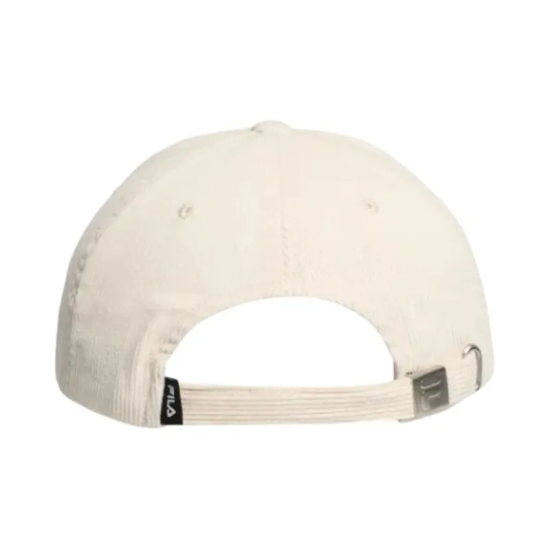 FILA Corduroy Baseball Caps Unisex White-2