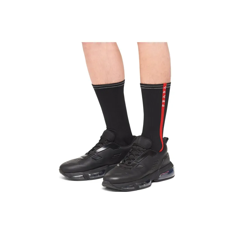 PRADA Mid-Calf Socks Men's Black-1