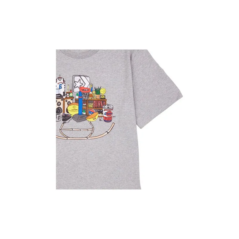 Converse T Shirts Men Gray-3