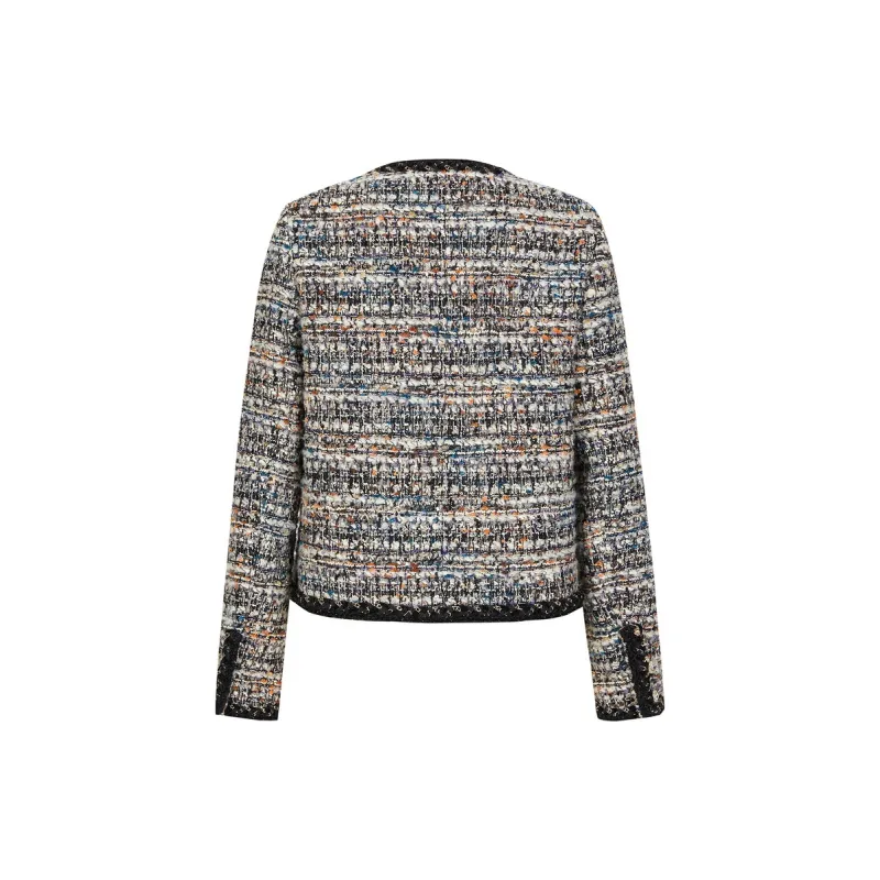 JZ. ANNAKRO Cropped Coat Women's Heather Gray-1