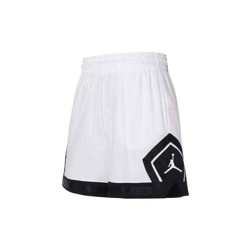 Jordan Sport Diamond Casual Shorts Women's White/Black-1
