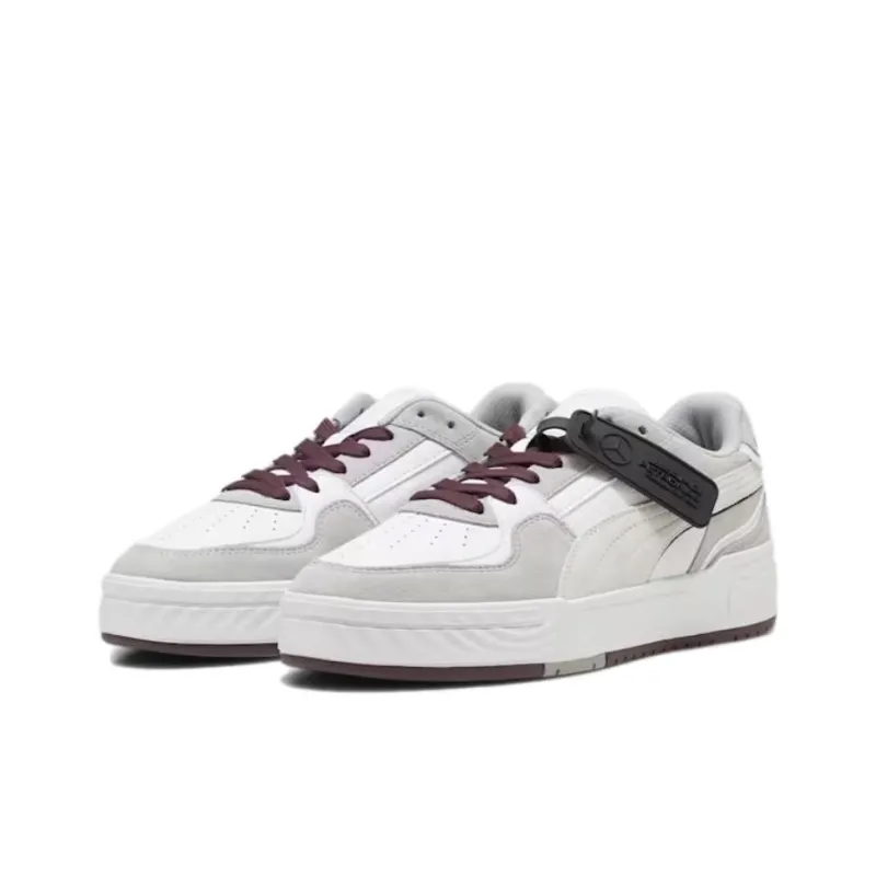 PUMA Mercedes AMG Petronas F1® Anti Slip Wear Resistant Low Top Skateboard Shoes Unisex Gray-2