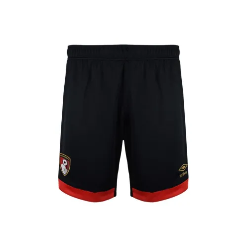 Umbro FW24 Soccer Bottoms Men's Black Red