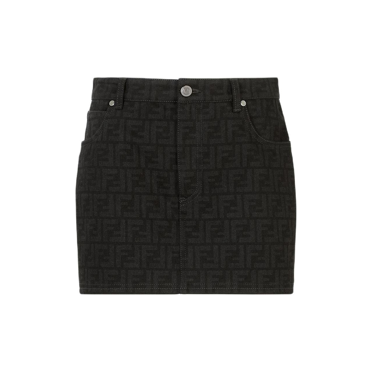 FENDI Denim Short Skirts Apparel Women on Sale & Authentic