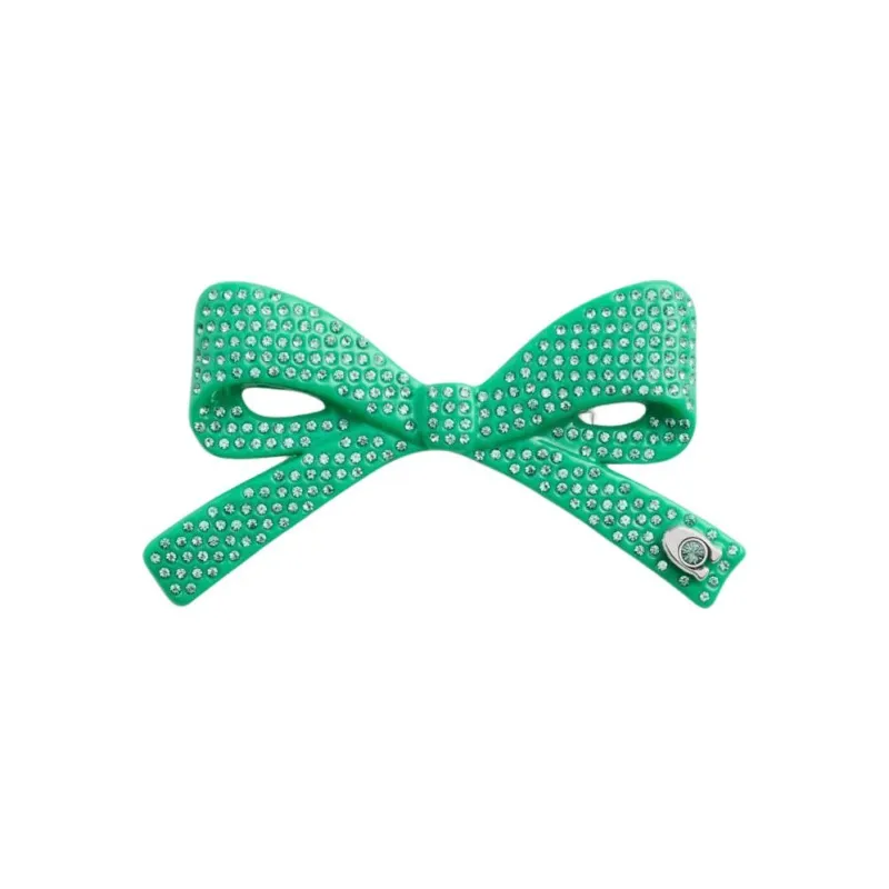 COACH Steel Hair Clips Women's Green-0