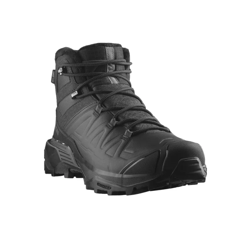 SALOMON Shock absorbing And Waterproof High Top Outdoor Shoes Men's Black-2
