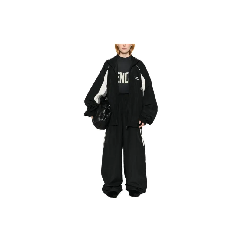 Balenciaga Knitted Sweatpants Men Black-1