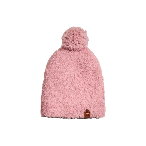 COACH Polyacrylic Beanies Unisex Pink