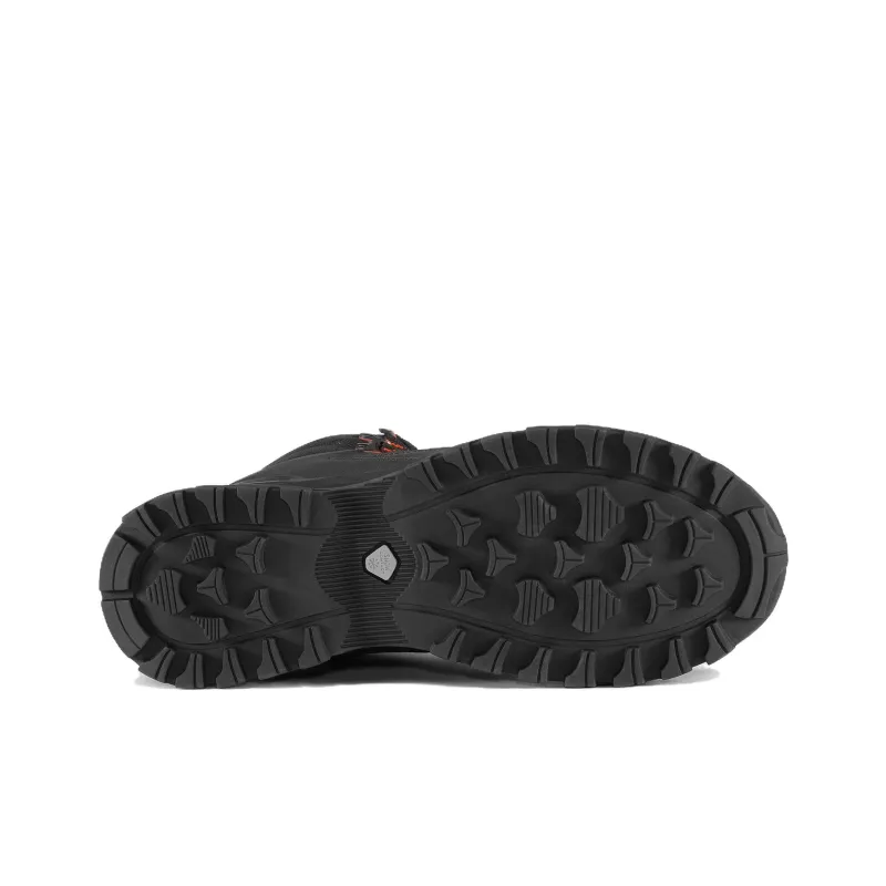 DECATHLON SH500 Wear Resistant And Water Resistant Mid Top Trekking Shoes Men's Black-3