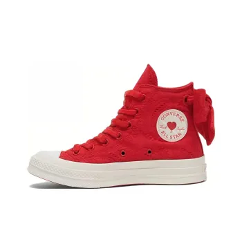 Converse 1970s Anti Slip Wear Resistant High Top Skateboard Shoes Unisex Red