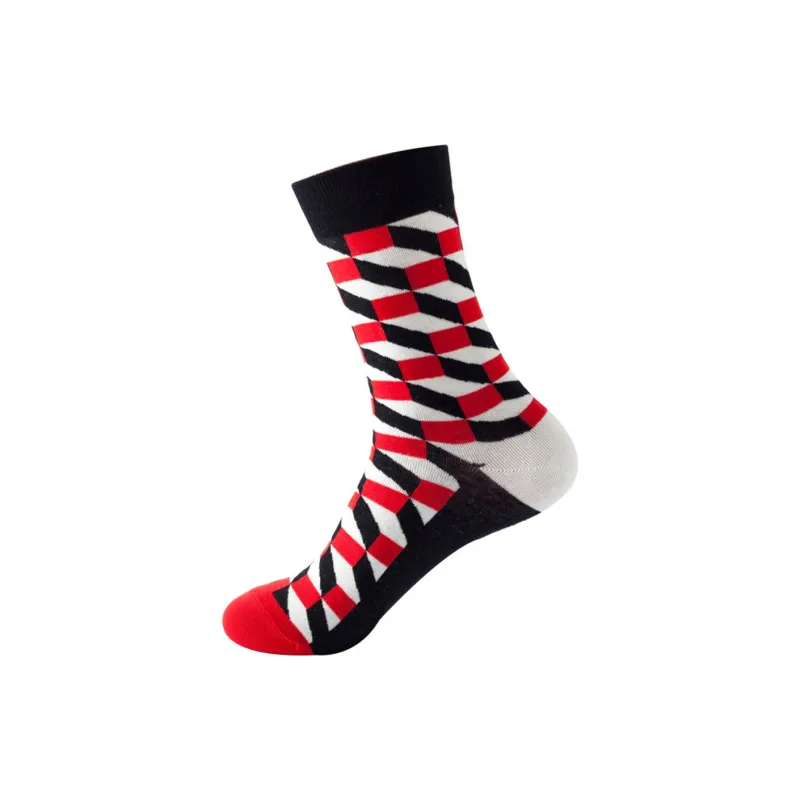 Flowers In Water Mid Calf Socks Men's 4 Pack-1