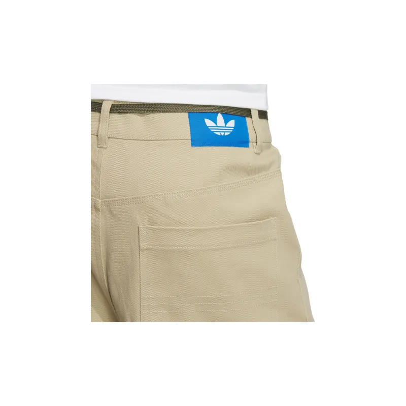 Adidas Originals CITY SKATELoose FW24 Knitted Sweatpants Men Khaki-5