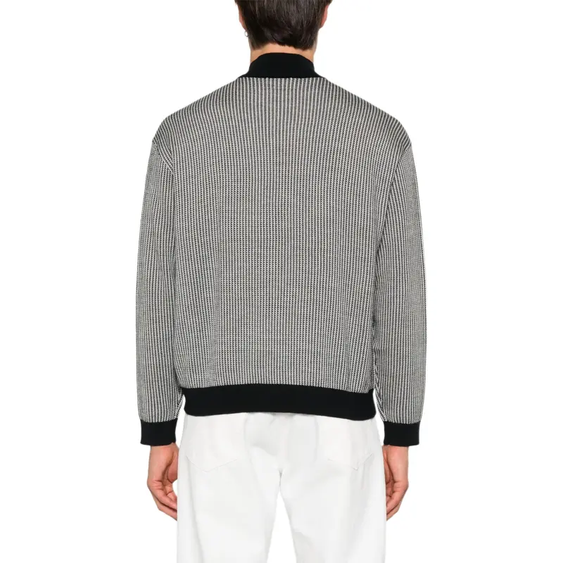 EMPORIO ARMANI Mock Neck Knitted Jumper-2
